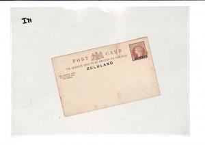 I71 QV, Zululand, Specimen - Postal Stationery