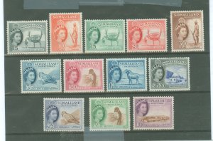 Somaliland Protectorate #128-139 Unused Single (Complete Set) (Queen)