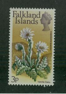 Falkland Islands 1972 3p Vanilla daisy flower, MNH