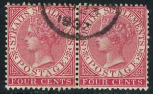 Straits Settlements Scott 43 Used.
