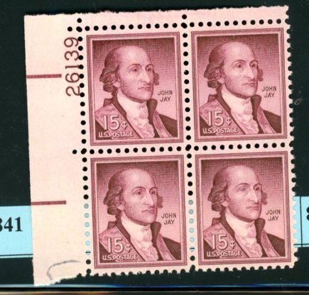 PKStamps - USA - 1046 - MNH - Plate Block - #31-841