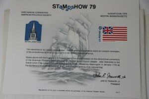 STAMPSHOW APS Philatelic Society Expo club Souvenir card lot 79 81 91 92 1993