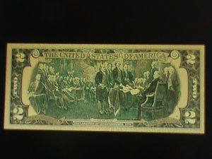 ​UNITED STATED-DONALD TRUMP & ELON MUSK-24 KARAT GOLD REPLICA $2-VF--EST.$35