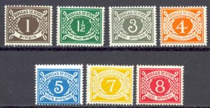 Ireland Sc# J15-J21 MNH 1971 Postage Due