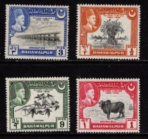 Bahawalpur - #22 - 25 Silver Jubilee set/4 - MNH