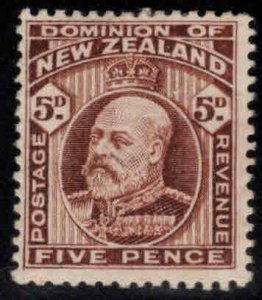 New Zealand Scott 136 KEVII MH* stamp