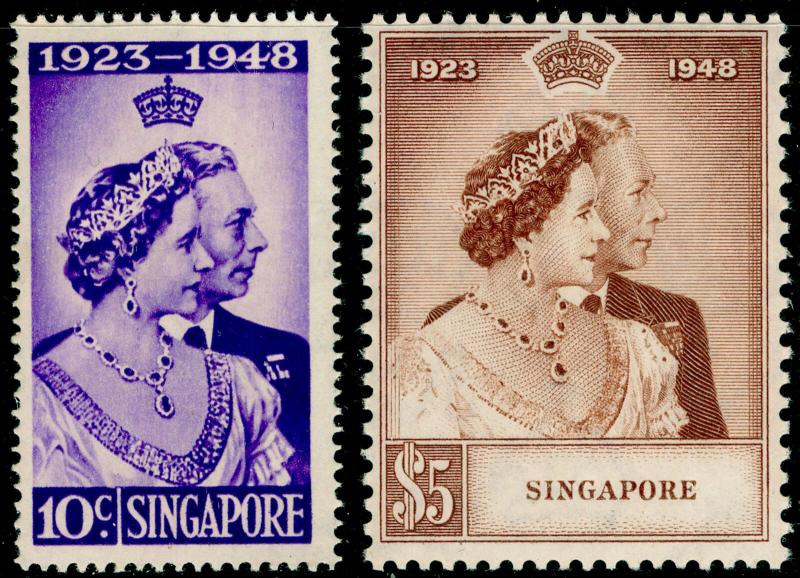 SINGAPORE SG31-32, COMPLETE SET, NH MINT. Cat £110. RSW.