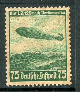 Germany 1936 Deutsche Reich 75pfg Zeppelin Airmail Scott #C58 MNH G232