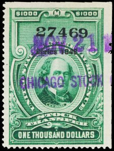 U.S. REV. DATED GREENS RD283  Used (ID # 110066)