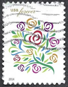 United States #4764a Forever (49¢) Where Dreams Blossum (2014).  Used.
