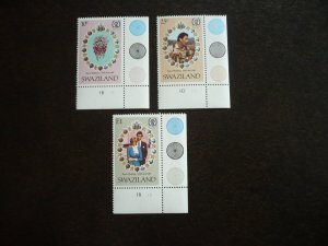 Stamps - Swaziland - Scott# 382-384 - Mint Never Hinged Set of 3 Stamps