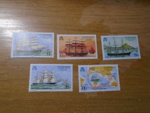 Guernsey  #  367-71  MNH