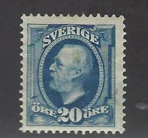 Sweden SC#60 Mint OG F-VF hr SCV$28.00...Grab a Bargain!