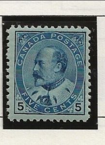 CANADA Sc 91 NH issue of 1903 - 5C - Sc$625