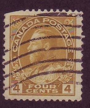 Canada-1911-25-SC 110-Used-King George V-5 of 8