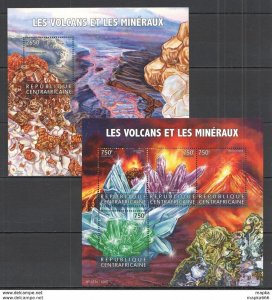 2015 Central Africa Geology Minerals & Volcanos Kb+Bl ** Ca242