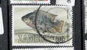 ZAMBIA  FISH   38P   SC 290    VFU             P0419H