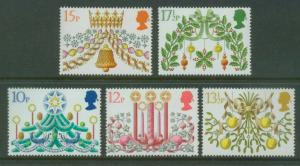 Great Britain Christmas 928-32 MNH F- VF