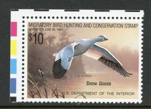 U.S. Scott RW55 1988 Hunting Permit Stamp MNH