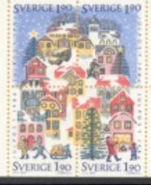 Sweden Sc 1614-7 1986 Christmas stamp set mint NH