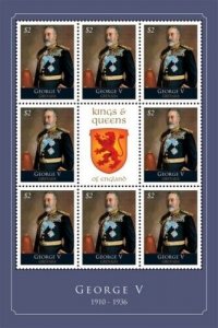 Grenada - 2011 - Kings & Queens Of England George V - Sheet Of 8 - MNH