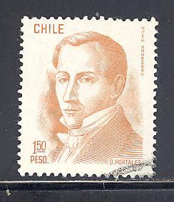 Chile Sc # 482 used (DT)