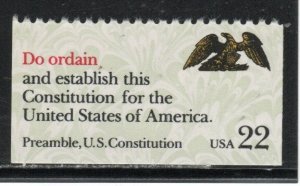 2359 * DO ORDAIN ~ CONSTITUTION * U.S. Postage BOOKLET SINGLE MNH
