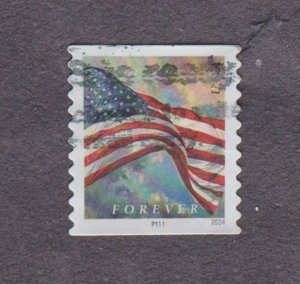 Used PNC1 73c Forever Flag -(2024-) P111 US 5882a F-VF Large Roll