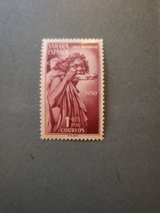 Stamps Spanish Sahara Scott #B14 hinged