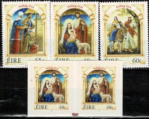 IRELAND 2004 CHRISTMAS+  2 P/S STAMPS MNH