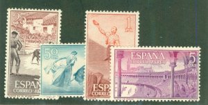 SPAIN C159-62 MNH BIN$ 1.30