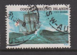 Cocos Islands Sc#22 Used