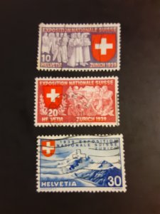 *Switzerland #247-249            Used