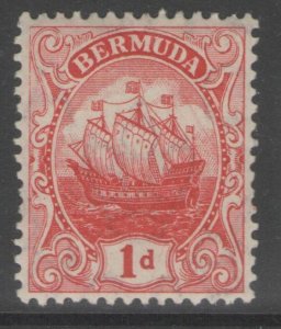 BERMUDA SG46 1910 1d RED MTD MINT