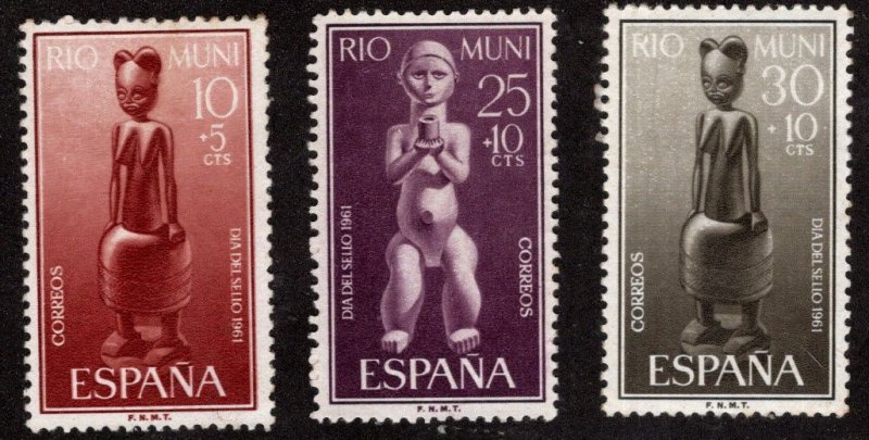 Rio Muni Scott B10-B13 MH* stamp set