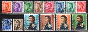 Hong Kong # 203-17 ~ Short Set 14 of 15 ~ QE2 ~ Used, MX