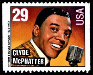 US 2733 MNH VF 29 Cent Clyde McPhatter Booklet Single