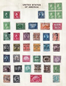 USA OLD/Mid M&U Collection on Pages(Apx 200 Items)Goy2941