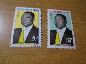 Chad  #  86-87  MNH