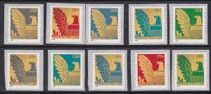 3792d-3801d Eagle Singles MNH