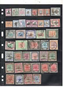 SUDAN COLLECTION ON STOCK SHEET MINT/USED