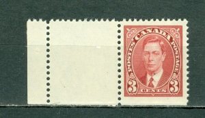 CANADA 1937 GEO VI #233as FROM BKLT 233a MNH...$2.25