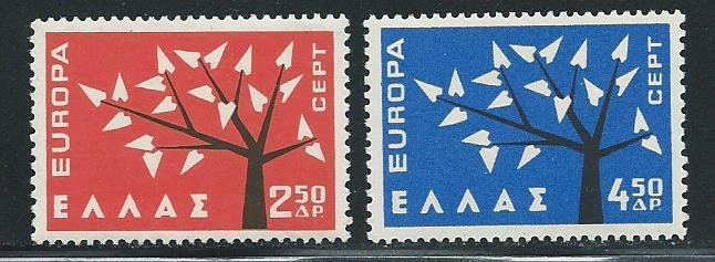 Greece 739-40 1962 Europa set MLH