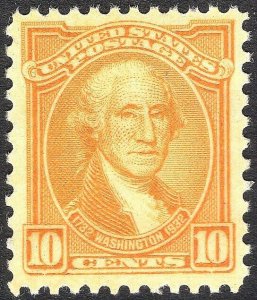 #715 XF MNH 10¢ GEORGE Washington Bicentenial With BIG MARGINS (REM #715-6)