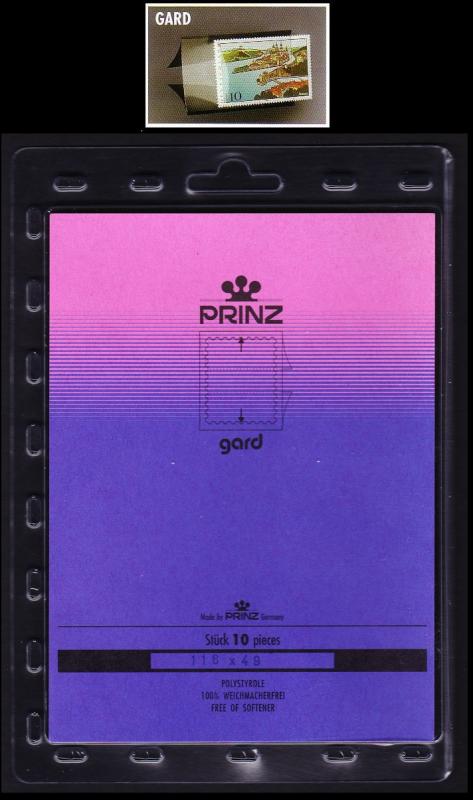 PRINZ Mounts GARD [Back opening] Black Cut-To-Size 116 x 49 x 10