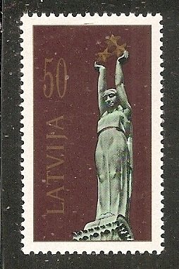 Latvia    Scott   316   Monument   MNH