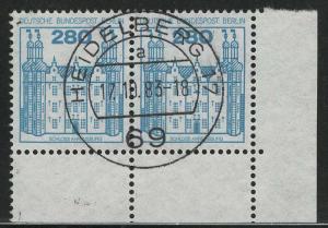 Germany Berlin Scott # 9N444, used, pair, variation sheet print