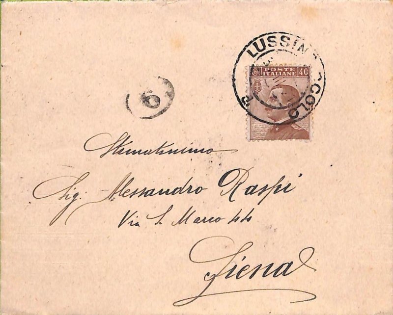 ab9646 - CROATIA - POSTAL HISTORY - COVER from Lussinpiccolo to ITALY - 1918-