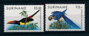 [95886] Surinam 1991 Birds Vögel Oiseaux Toucan Parrot Ara  MNH