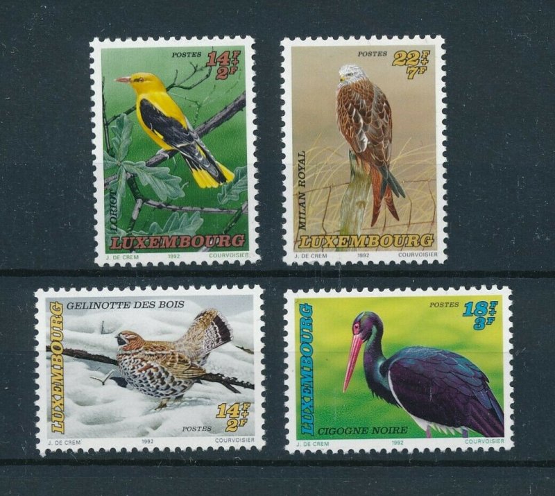 [105325] Luxemburg 1992 Birds vögel oiseaux  MNH